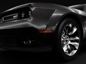 dodge challenger srt widebody 2017 3D मॉडल