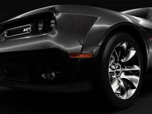 dodge challenger srt widebody 2017 3D Model