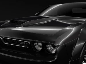 dodge challenger srt widebody 2017 3D Model