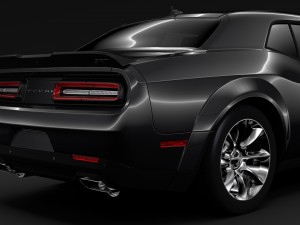 dodge challenger srt widebody 2017 3D मॉडल