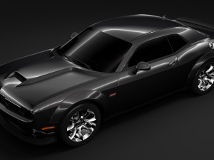 dodge challenger srt widebody 2017 3D मॉडल