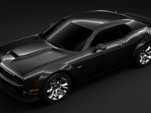 dodge challenger srt widebody 2017 3D Model