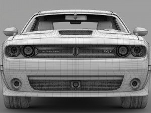 dodge challenger srt widebody 2017 3D मॉडल