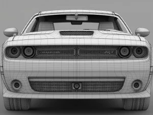 dodge challenger srt widebody 2017 3D Model