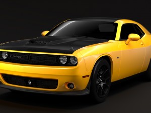 dodge challenger ta 392 2017 Modelo 3D