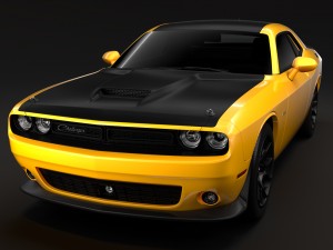 dodge challenger ta 392 2017 Modelo 3D
