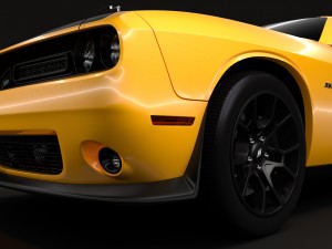 dodge challenger ta 392 2017 Modelo 3D