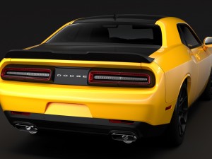 dodge challenger ta 392 2017 Modelo 3D