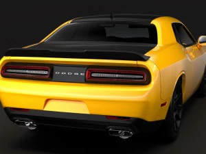 dodge challenger ta 392 2017 3D Model