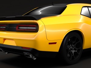 dodge challenger ta 392 2017 Modelo 3D