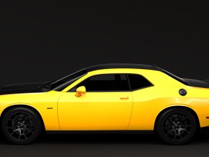 dodge challenger ta 392 2017 Modelo 3D