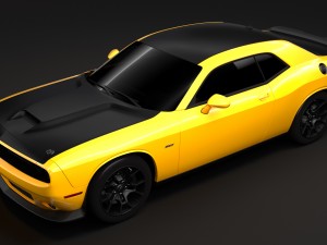 dodge challenger ta 392 2017 Modelo 3D