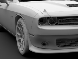 dodge challenger ta 392 2017 Modelo 3D
