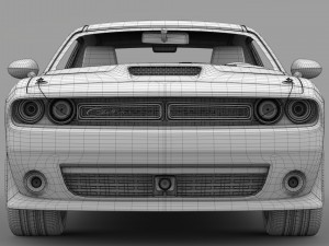 dodge challenger ta 392 2017 Modelo 3D