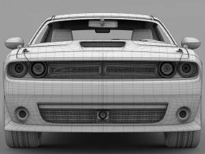 dodge challenger ta 392 2017 3D Model