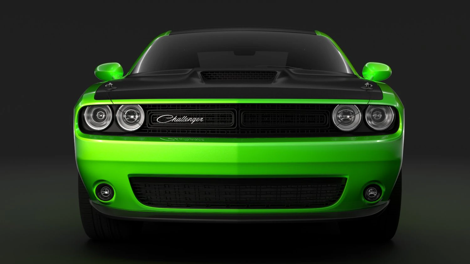 dodge challenger ta 2017 3D Model .c4d .max .obj .3ds .fbx .stl .blend 