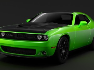dodge challenger ta 2017 Modelo 3D
