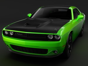 dodge challenger ta 2017 Modelo 3D