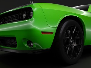 dodge challenger ta 2017 Modelo 3D