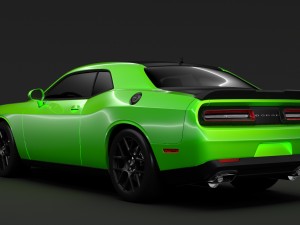 dodge challenger ta 2017 Modelo 3D