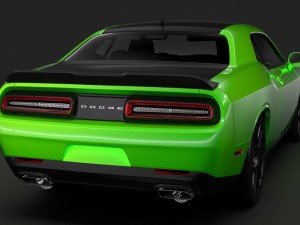 dodge challenger ta 2017 Modelo 3D