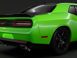 dodge challenger ta 2017 Modelo 3D
