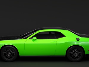 dodge challenger ta 2017 Modelo 3D