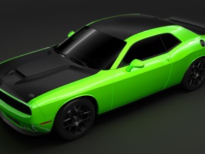 dodge challenger ta 2017 Modelo 3D