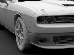 dodge challenger ta 2017 Modelo 3D