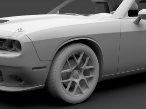 dodge challenger ta 2017 Modelo 3D