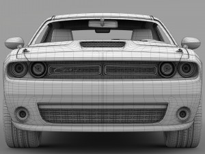 dodge challenger ta 2017 Modelo 3D