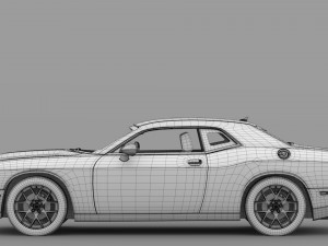 dodge challenger ta 2017 Modelo 3D