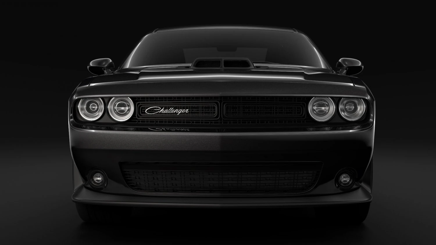 mopar dodge challenger 2017 3D Model .c4d .max .obj .3ds .fbx .stl .blend