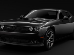mopar dodge challenger 2017 Modelo 3D