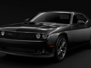 mopar dodge challenger 2017 3D Model