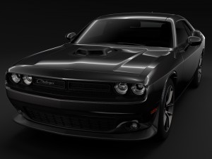 mopar dodge challenger 2017 Modelo 3D
