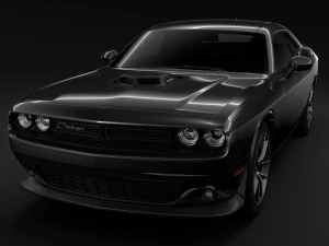 mopar dodge challenger 2017 3D Model
