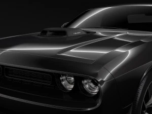 mopar dodge challenger 2017 3D Model