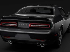 mopar dodge challenger 2017 3D Model