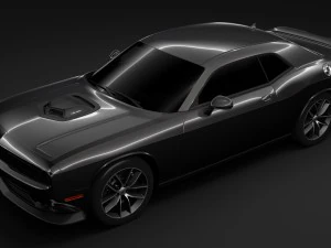 mopar dodge challenger 2017 3D Model