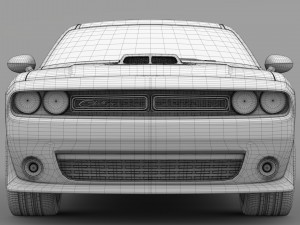 mopar dodge challenger 2017 Modelo 3D