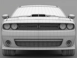 mopar dodge challenger 2017 3D Model