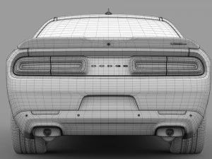 mopar dodge challenger 2017 3D Model