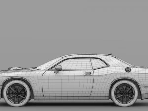 mopar dodge challenger 2017 3D Model