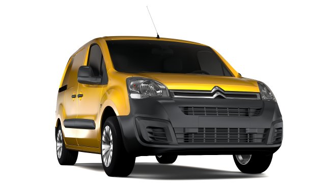 citroen berlingo van l1 2slidedoors 2017 3Dモデル .c4d .max .obj .3ds .fbx .stl .blend 