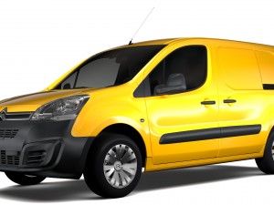 citroen berlingo van l1 2slidedoors 2017 3Dモデル