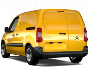 citroen berlingo van l1 2slidedoors 2017 3Dモデル