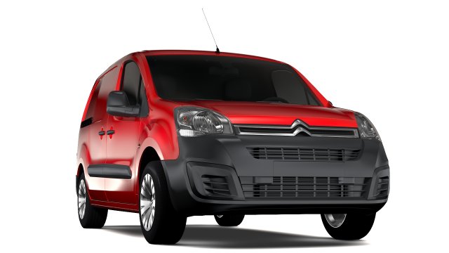 citroen berlingo van l1 2017 3Dモデル .c4d .max .obj .3ds .fbx .stl .blend