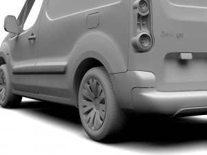 citroen berlingo van l1 2017 3Dモデル