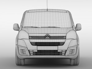 citroen berlingo van l1 2017 3Dモデル